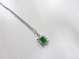 アンティーク　天然石　ネックレス